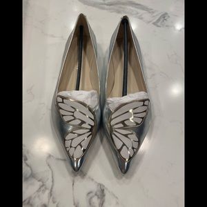 Sophia Webster Silver Rose Gold Bibi Butterfly